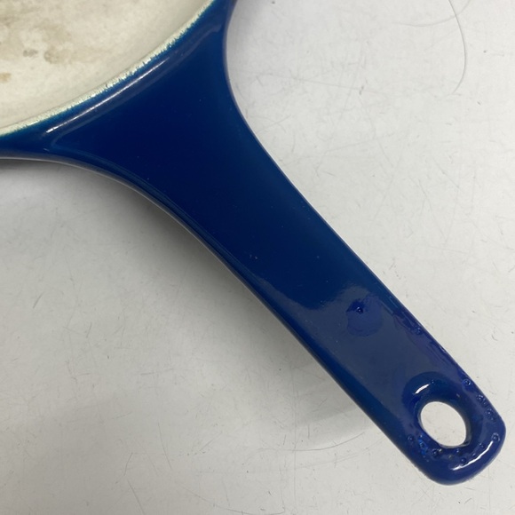 Copco Sauté Pan 8" Pan Skillet Cast Iron Enamel Michael Lax Denmark Blue 109E - Picture 6 of 17